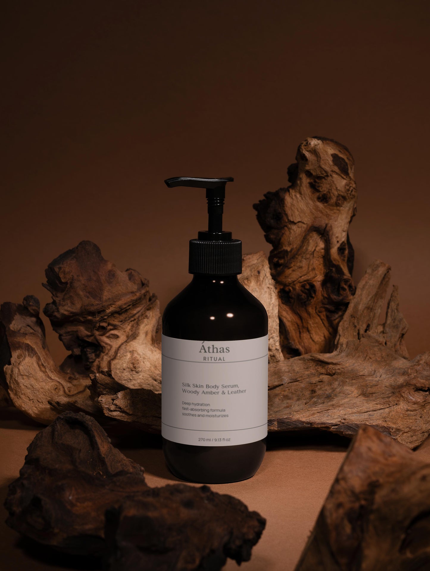 Silk Skin Body Serum, Woody Amber & Leather